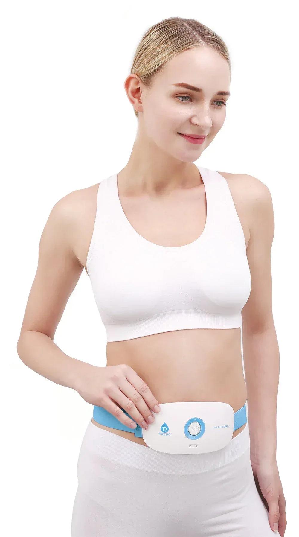 Stomach & Back Massager, 3 Vibration Levels, 3 Heat Settings & USB Rechargeable - Gifts for You 'n Me