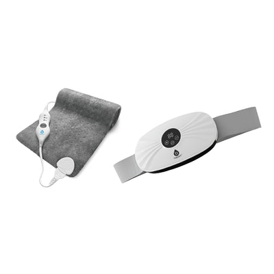 Extra Large Heating Pad & Rechargeable Stomach & Back Massager