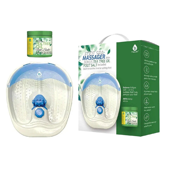 Foot Spa Massager with Tea Tree Oil Foot Salt Scrub (Warming Function) - Gifts for You 'n Me