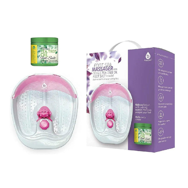 Foot Spa Massager with Tea Tree Oil Foot Salt Scrub (Warming Function) - Gifts for You 'n Me