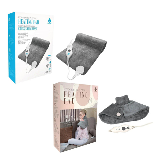 Total Comfort Package: Neck & Shoulder Warmer + Electric Heat Pad - Gifts for You 'n Me