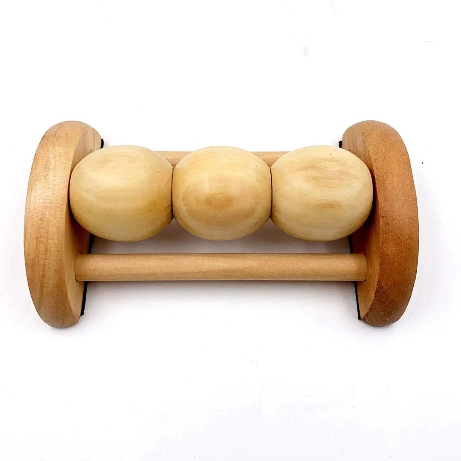 All Natural Wooden Foot Massager Roller - Gifts for You 'n Me