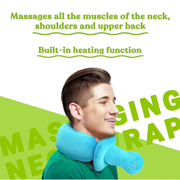 Portable Neck & Shoulder Adjustable Massaging Wrap - Gifts for You 'n Me
