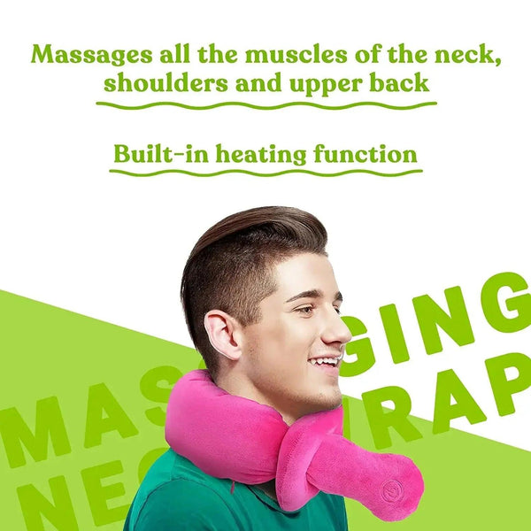 Portable Neck & Shoulder Adjustable Massaging Wrap - Gifts for You 'n Me