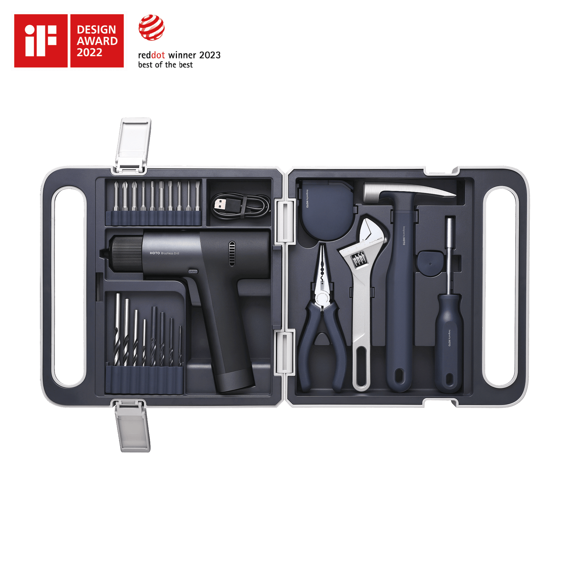 12V Brushless Drill Tool Set