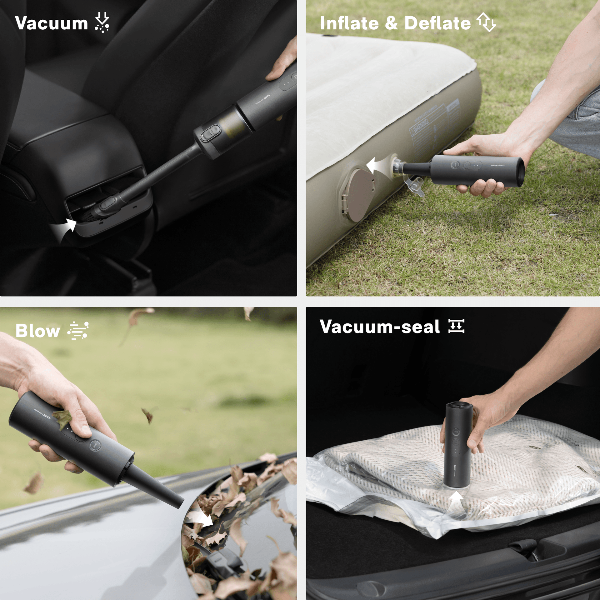HOTO AutoCare Air Duster & Vacuum