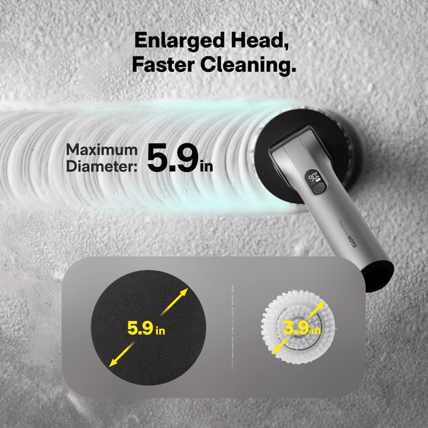 HOTO Flexi™ Cordless Spin Scrubber
