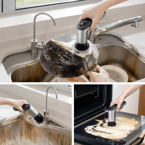 HOTO Grip™ Cordless Spin Scrubber