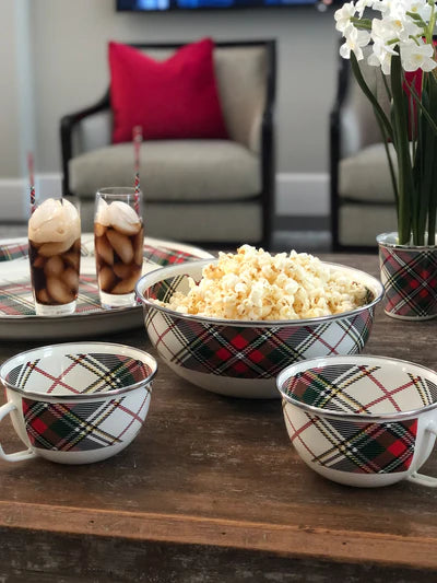 Highland Plaid Sharing Bowls - Set of 4