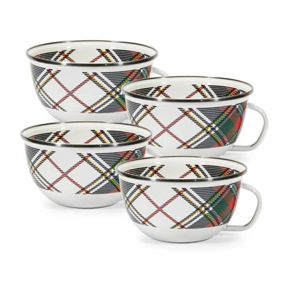 Highland Plaid Sharing Bowls - Set of 4