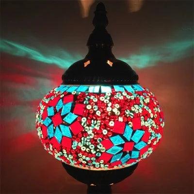 New style Turkey Ethnic Customs Handmade Lamp Romantic Cafe Restaurant Bar Tree Pendant Light Bar Mosaic Pendant Lamp
