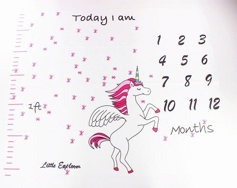 Cartoon Pattern  Baby Photo Props Background Blankets Play Mats Backdrop Cloth Calendar Photo Accessories Blanket For Baby