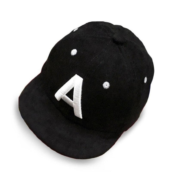 Cotton Baby Adjustable Letter Baseball Caps For Boys & Girl Hats Children Snapback Hip-Hop Sun Hat In Modern Style