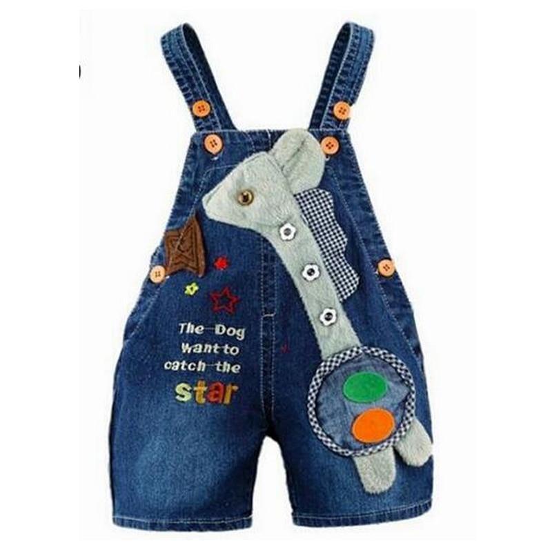 Modern Cartoon Baby Clothing Boys & Girls Jeans Overalls Shorts Toddler Infant Rompers For Kids In Fashion Deisgn