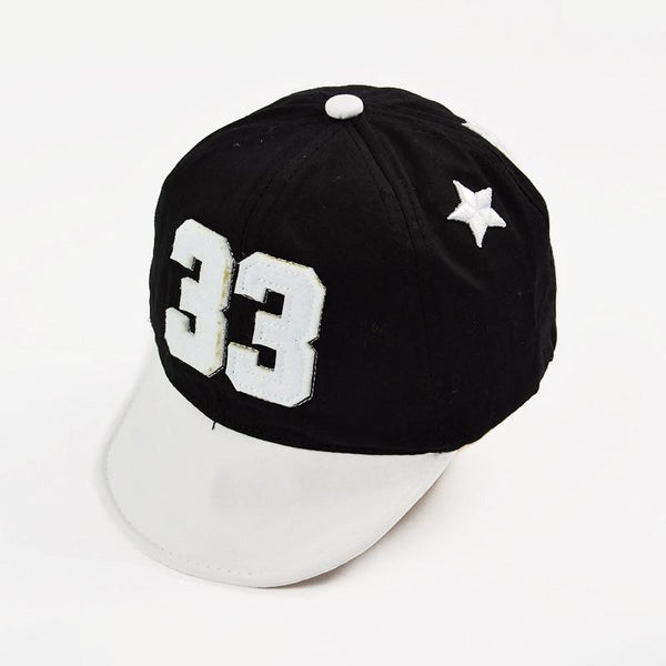 Cotton Baby Adjustable Letter Baseball Caps For Boys & Girl Hats Children Snapback Hip-Hop Sun Hat In Modern Style