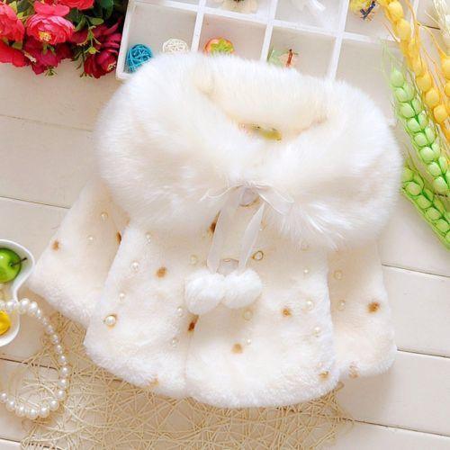 Baby Toddler Clothes Cute Fleece Fur Winter Warm Coat / Jacket for Kids Outerwear