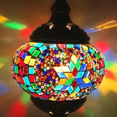 New style Turkey Ethnic Customs Handmade Lamp Romantic Cafe Restaurant Bar Tree Pendant Light Bar Mosaic Pendant Lamp