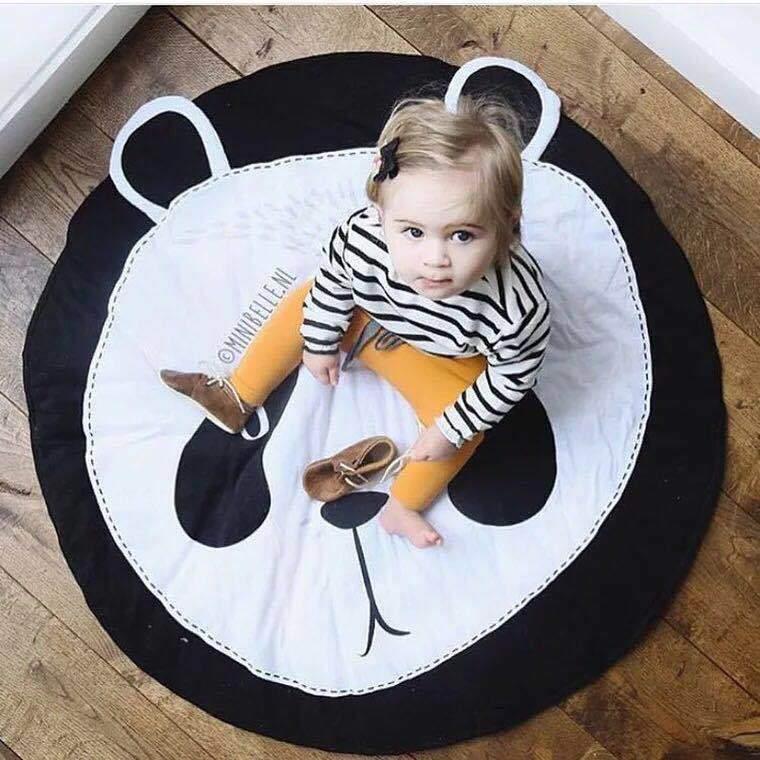 Baby Kids Play Mat Cotton Game Mat Room Floor Round Carpet Rug Children Tent Camp Mat Baby Yym Kids