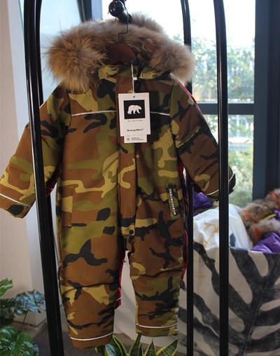 Modern Trend NEW Children's Clothing Jacket Snow Wear Coat Jumpsuit for Girls And Boys Winter Ski Suit For Kids