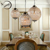 Retro Vintage Royal Empire Ball Chandelier Crystal Modern Pendant Lamp Lustres Lights E27 For Living Room Bedroom Bathroom Hotel