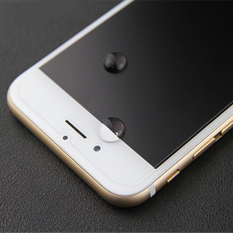 Frosted Matte Glass On iPhone 5 5s 5c SE X XS Max XR Tempered Glass 9H Hardness iPhone 6 6s 7 8 Plus Protective Glass Cover Case Tempered Glass Film Case-Friendly HD Clear Glass Protector for iPhone
