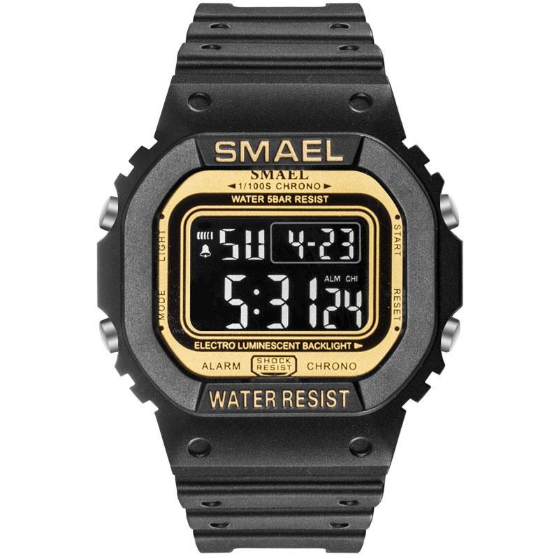 Luxury Modern Sports Watch With Led Digital Display Waterproof 50M Military Famous Unisex Watch For Man and Woman
