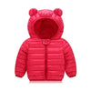 Winter Padded Jacket For Baby Boys Girls  Kids Warm Outerwear Coat For Baby Jacket Newborn Clothes With Bear Ears Design