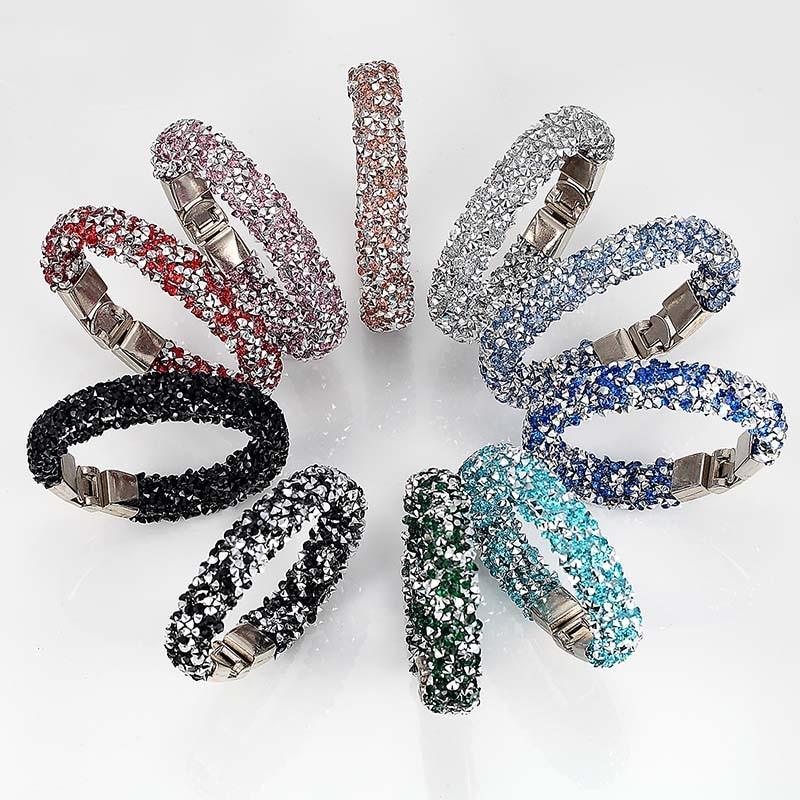 New Modern Fashion Luxury Crystal Shiny Bracelet Amazing Copper Alloy Elegant Bracelet Valentine's Day For Women