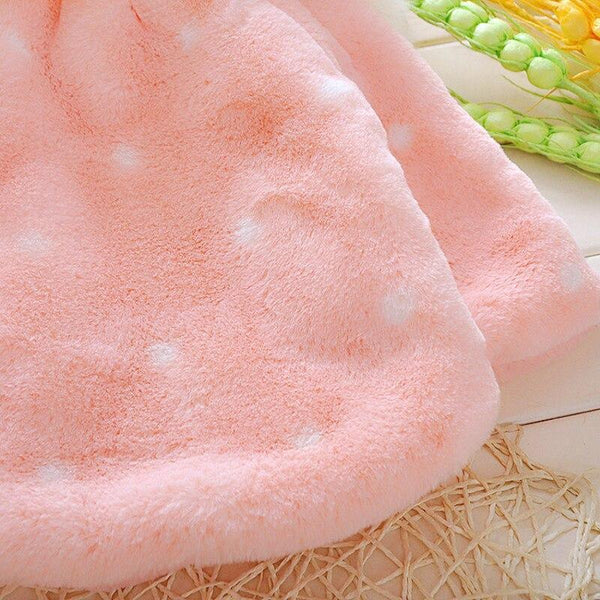 Baby Toddler Clothes Cute Fleece Fur Winter Warm Coat / Jacket for Kids Outerwear