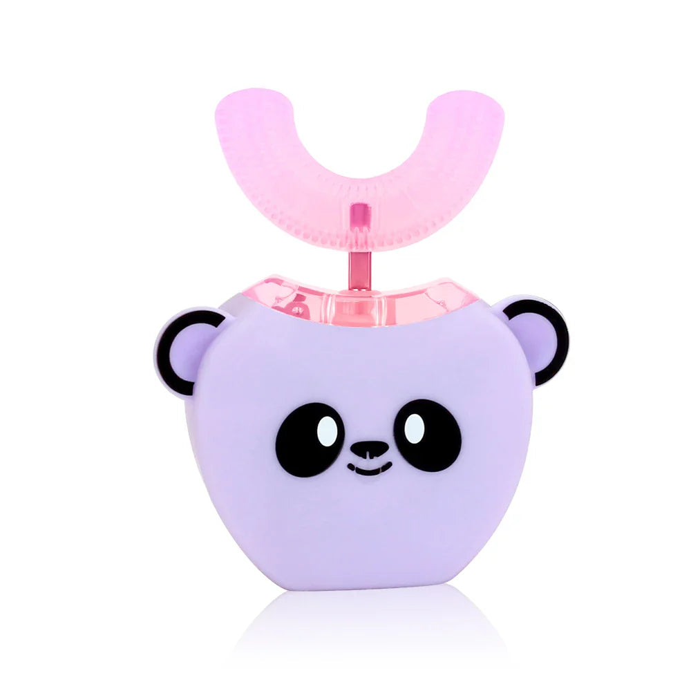 Smart U 360 Degrees Kids Sonic Electric Toothbrush Music Silicon Automatic Ultrasonic Teeth Tooth Brush Cartoon Pattern Children