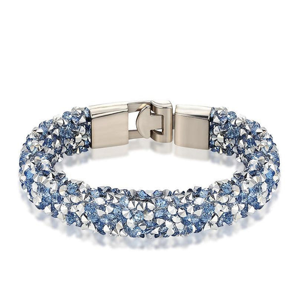 New Modern Fashion Luxury Crystal Shiny Bracelet Amazing Copper Alloy Elegant Bracelet Valentine's Day For Women