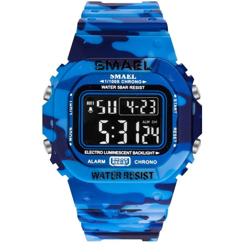 Luxury Modern Sports Watch With Led Digital Display Waterproof 50M Military Famous Unisex Watch For Man and Woman