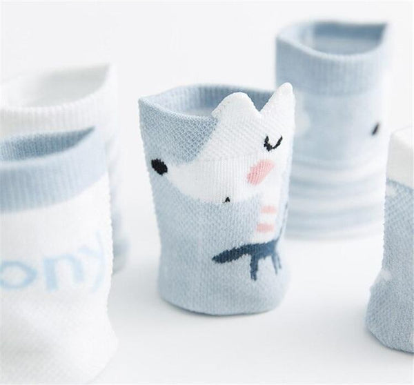 5 Pairs Infant Mesh Thin Cotton Socks For Newborn Baby Girls And Boy  Clothes Accessories