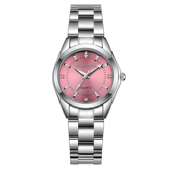 New STEVVEX Women Luxury Rhinestone Stainless Steel Quartz Watches Ladies Business Watch WIth  Japanese Quartz Movement For Women and Girls