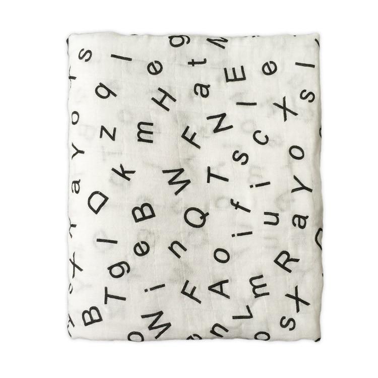 Newborn Swaddle Baby Multi-use  Bamboo Cotton Blanket Infant  Newborn Baby Wrap Blanket For Girls And Boys