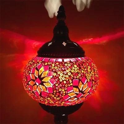 New style Turkey Ethnic Customs Handmade Lamp Romantic Cafe Restaurant Bar Tree Pendant Light Bar Mosaic Pendant Lamp