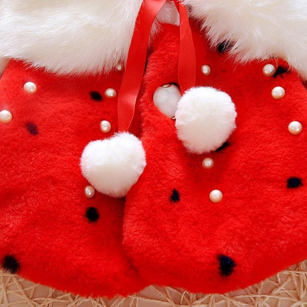 Baby Toddler Clothes Cute Fleece Fur Winter Warm Coat / Jacket for Kids Outerwear