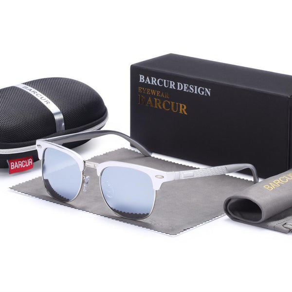 The Luxury Sunglasses Aluminium Polarized Male Eyeglasses Classic Punk  For Men and Boys With UV400 Protection