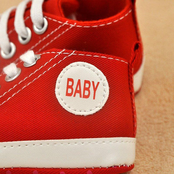 Classic Canvas Newborn Baby Boys Girls First Walkers Toddler Soft Sole Anti-slip Sneakers