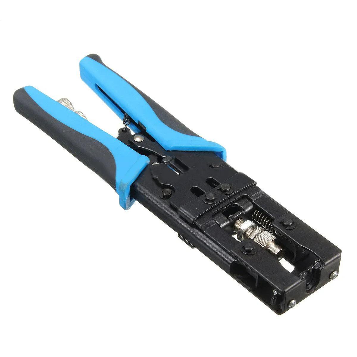 1pcs New Coax Compression Crimper Tool BNC/RCA/F Connector RG59/58/6 Cable Wire