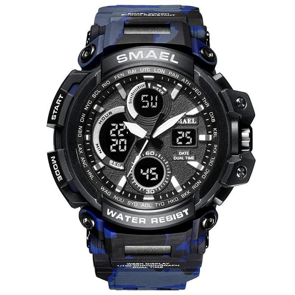 Army Green Modern Sport  Waterproof 50M Men Watches With LED Digital Display In Military Armi Relogio Masculino Style