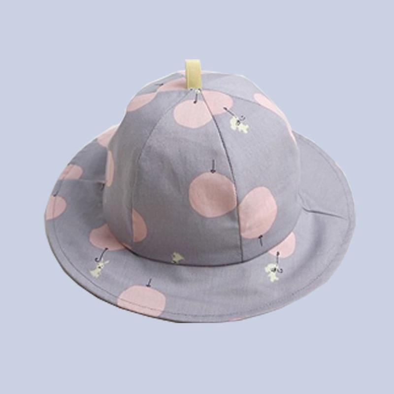 Baby Sun Hat Heart Print Baby Boy/Girl Hat Outdoor Kids Bucket Hat Children Hat Baby Beach Caps Beanie For Girls