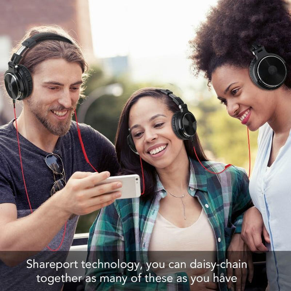 Proffesional Studio Luxury STEVVEX  Headphones Hifi Studio DJ Headphone Wired Monitor Music Gaming Headset Earphone For Phone Computer PC With Mic