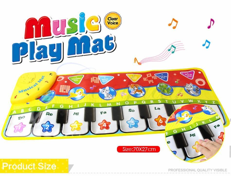 Trend Baby Piano Mats Music Carpets Children Touch Play Game Musical Carpet Mat Educational Toys  Electronic Toy For Kids