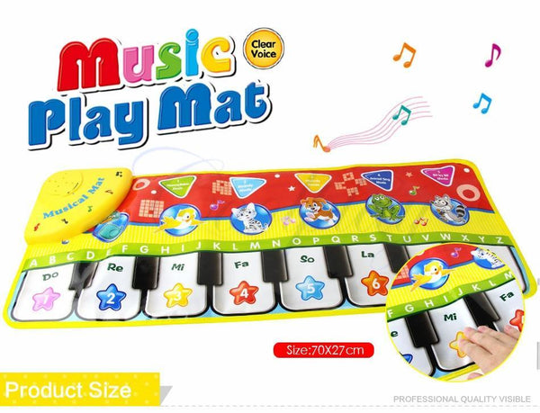 Trend Baby Piano Mats Music Carpets Children Touch Play Game Musical Carpet Mat Educational Toys  Electronic Toy For Kids