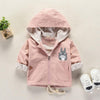 Spring Autumn Newborn Baby girl clothes Hooded baby coat 100% Cotton Children coat