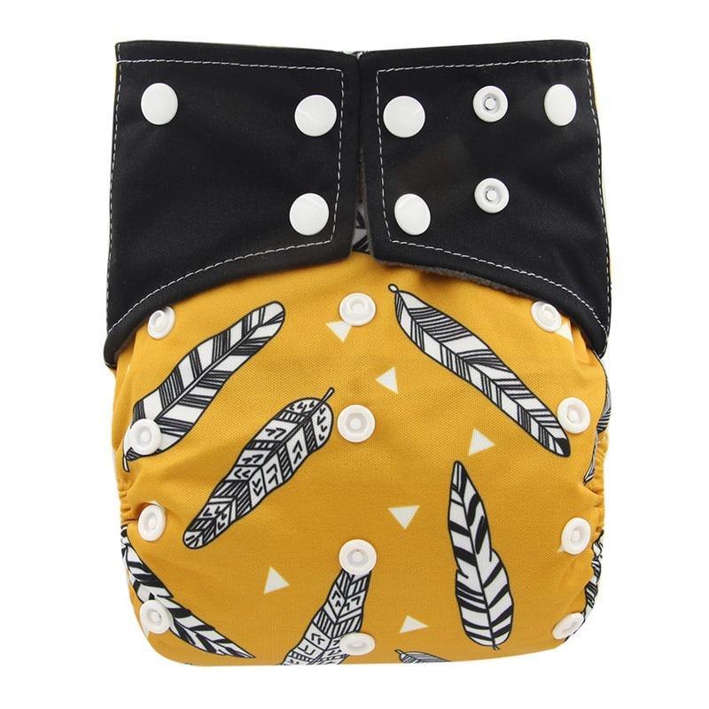 All-In-One  Cloth Diaper for Baby Bamboo Charcoal Eco-friendly Baby Cloth Diaper