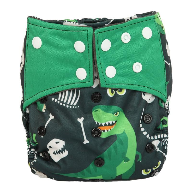 Luxury Charcoal Bamboo Baby Cloth Diaper Nappy Washable Reusable Double Gusset Square Tabs Nappies for Baby and Kids