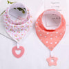 100% Organic Cotton Super Absorbent And Soft Unisex Baby Bandana Drool Bibs And Teething Toys For Newborn - 1