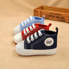 Classic Canvas Newborn Baby Boys Girls First Walkers Toddler Soft Sole Anti-slip Sneakers